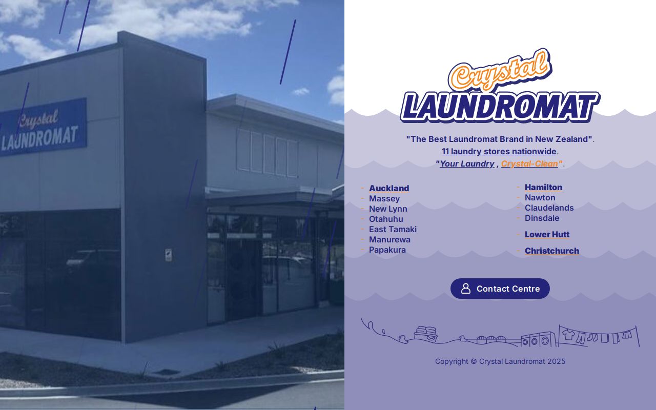 crystal laundromat contact centre